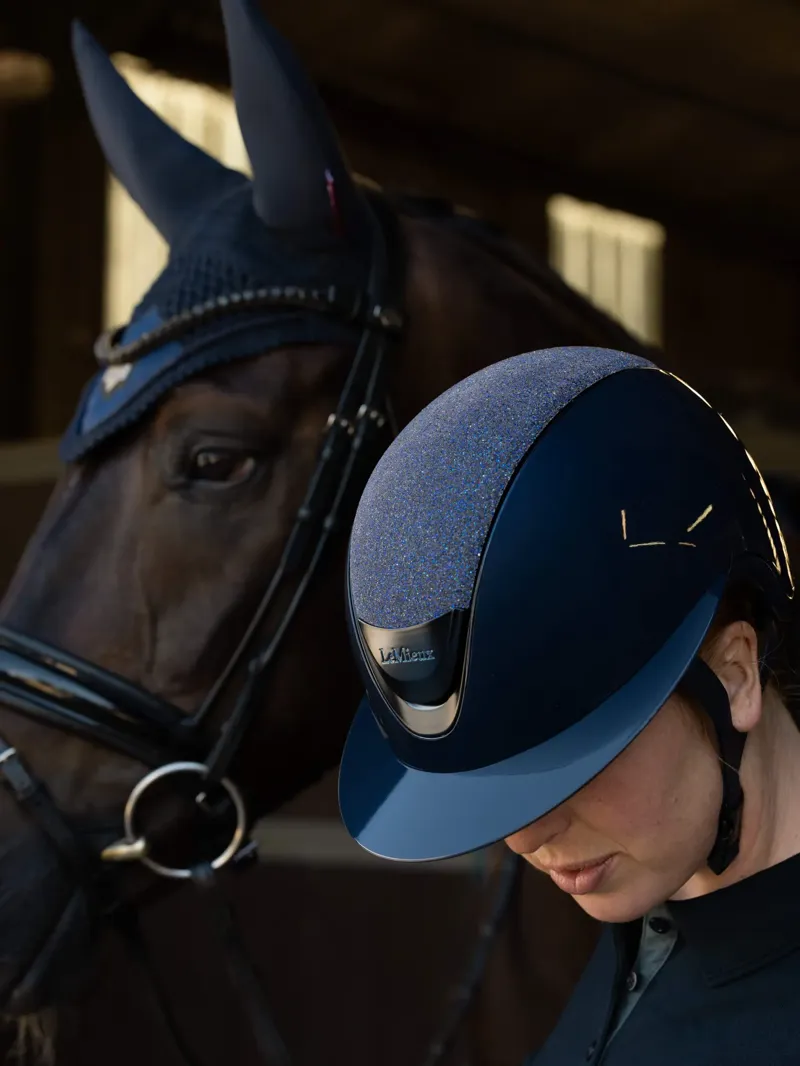 LeMieux Verv Riding Helmet Panel Brilliance - Navy-3