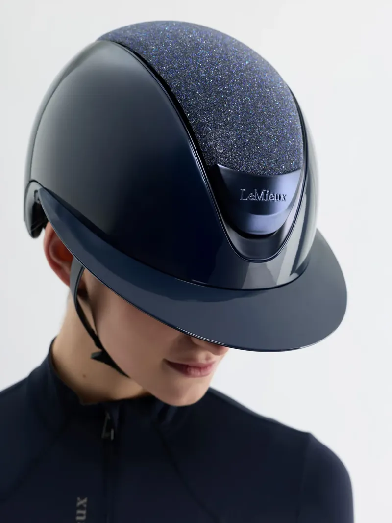 LeMieux Verv Riding Helmet Panel Brilliance - Navy-2