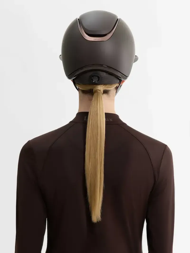LeMieux Verv Competition Helmet - Matte Brown-5