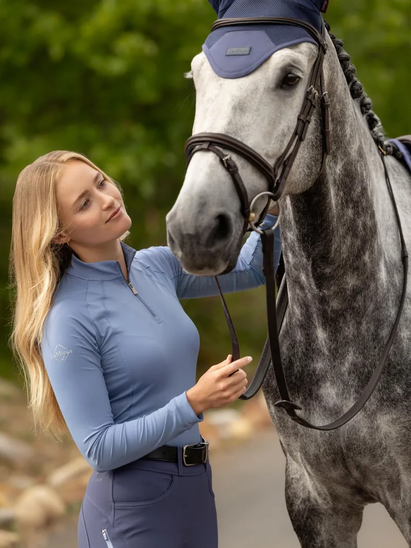 LeMieux Halle Lightweight Base Layer - Powder Blue-3