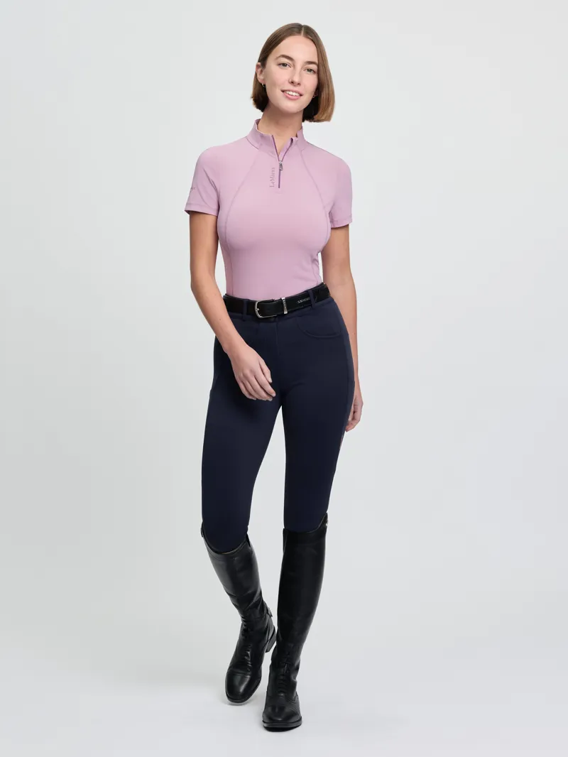 LeMieux Classique Short Sleeve Base Layer - Fondant-4