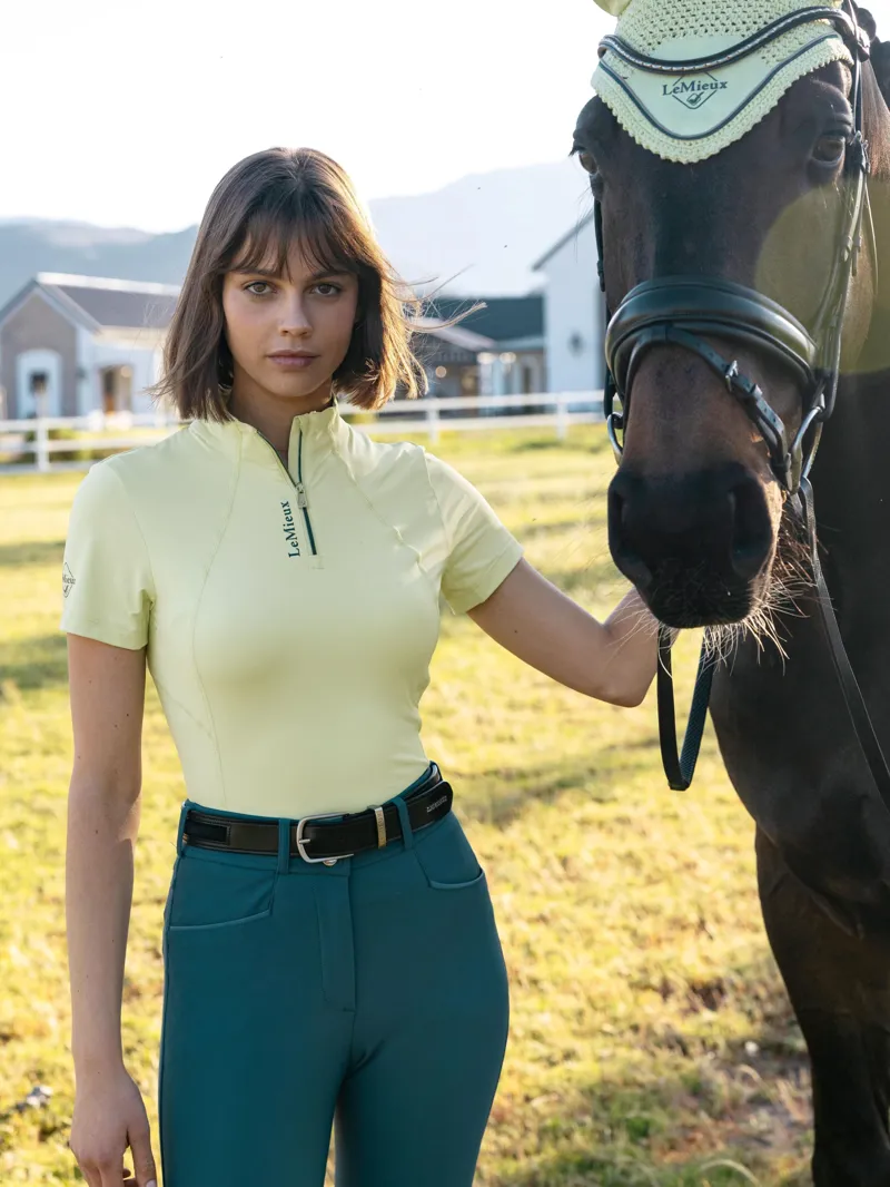 LeMieux Classique Short Sleeve Base Layer - Macaron-2