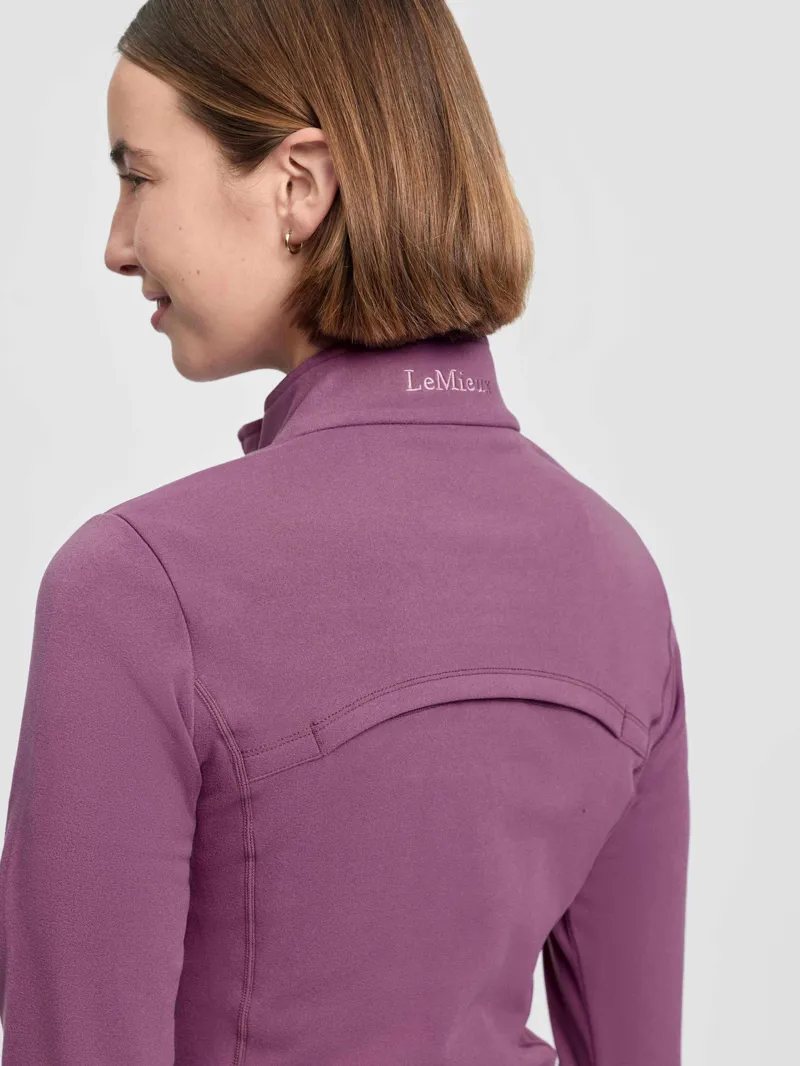 LeMieux Frances Quarter Zip Fleece - Mallow-3