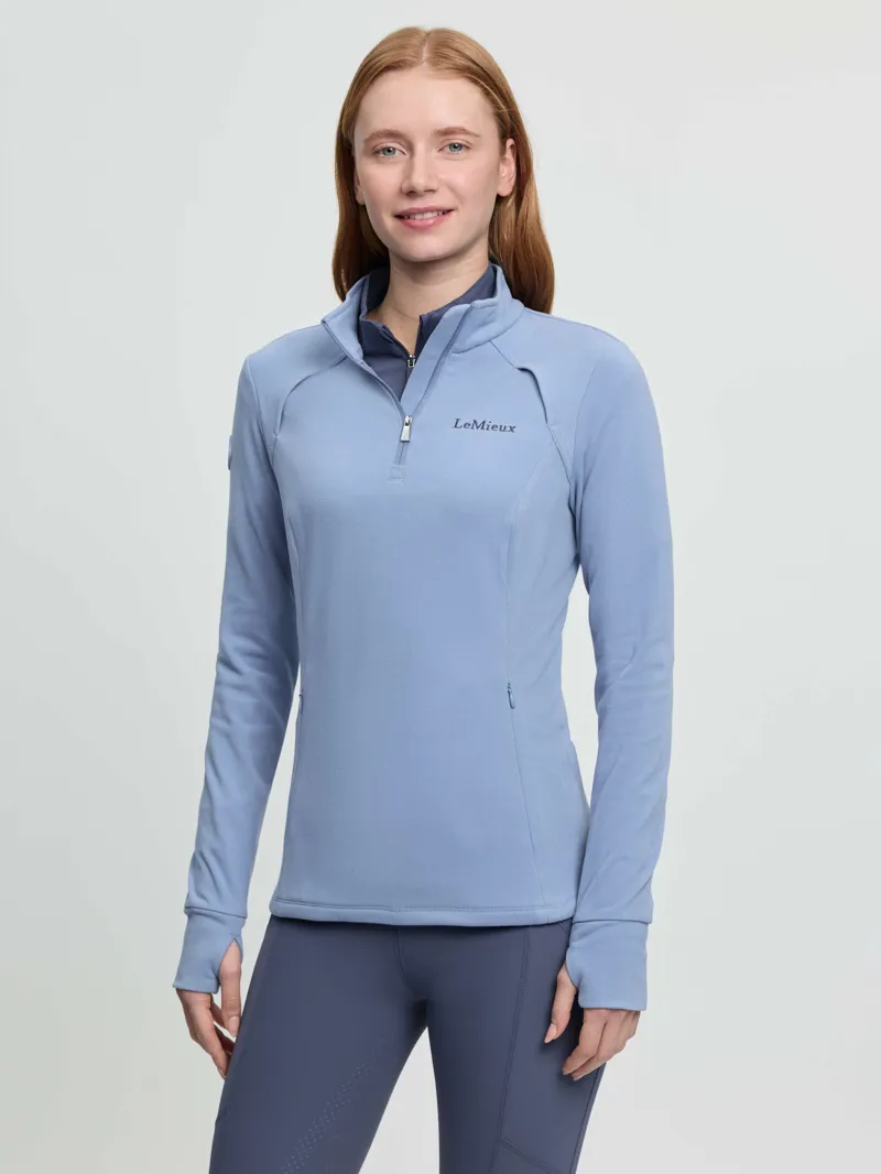 LeMieux Frances Quarter Zip Fleece - Powder Blue