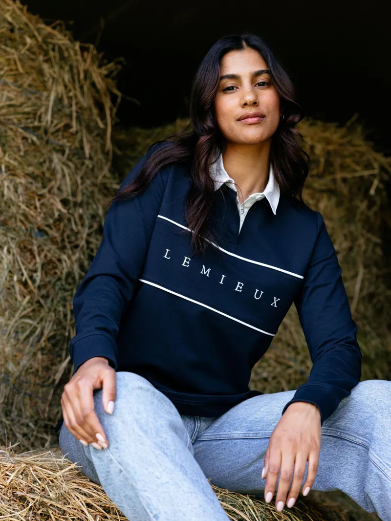 LeMieux Rochelle Rugby Shirt - Navy-1