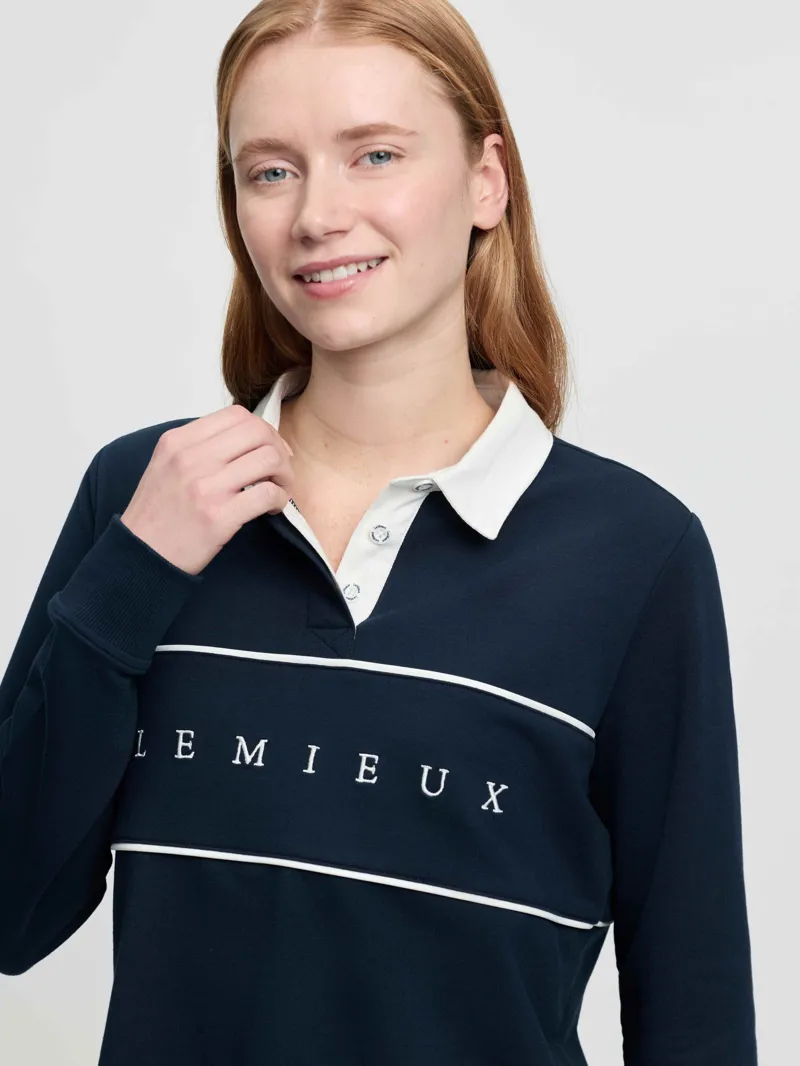 LeMieux Rochelle Rugby Shirt - Navy-3