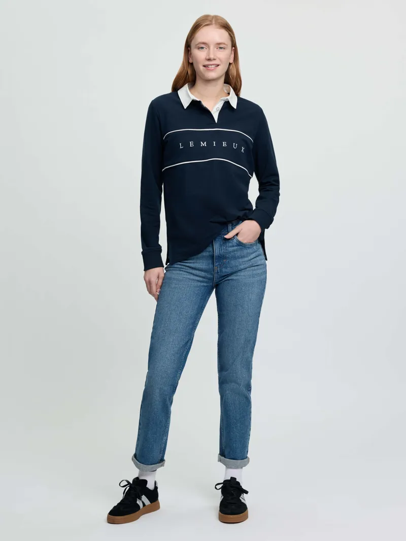 LeMieux Rochelle Rugby Shirt - Navy-4