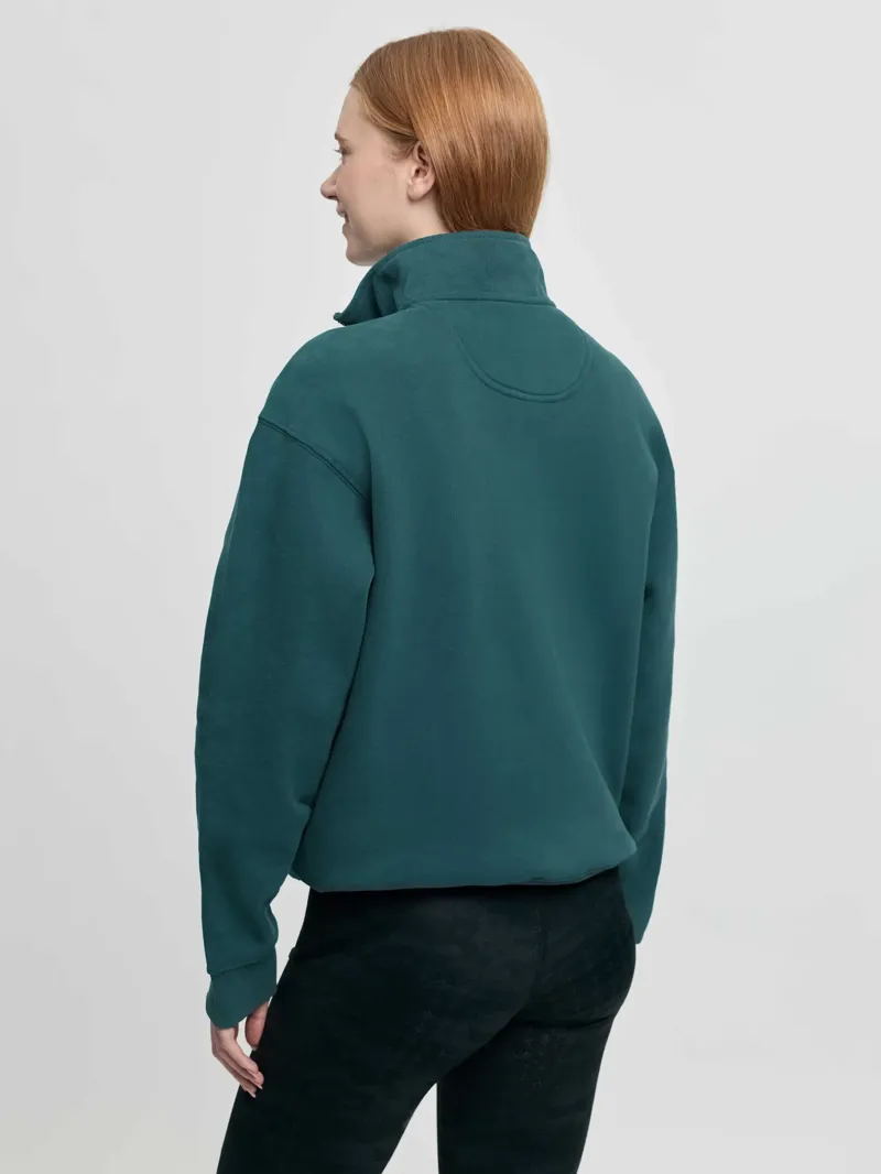 LeMieux Kelsie Quarter Neck Sweat - Jungle-4