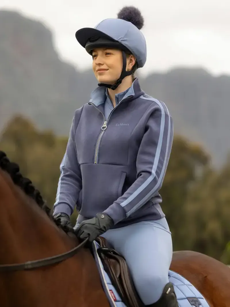 LeMieux Connie Half Zip Sweat - Shadow-4