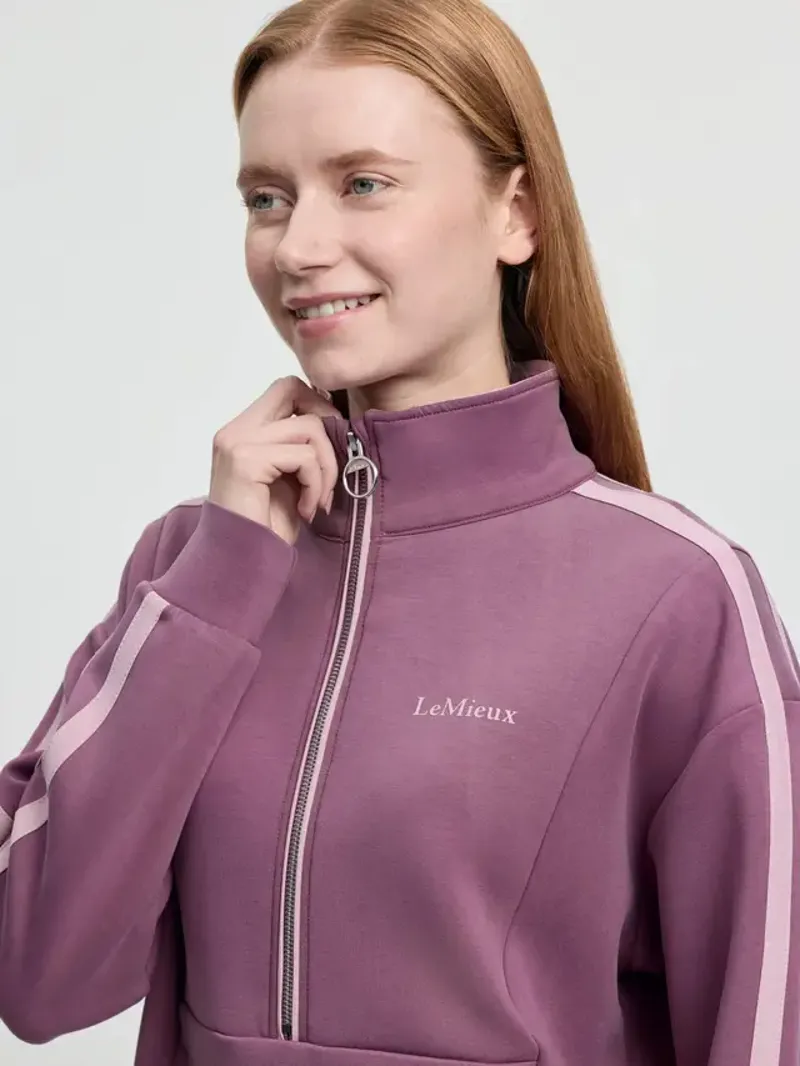LeMieux Connie Half Zip Sweat - Mallow-2