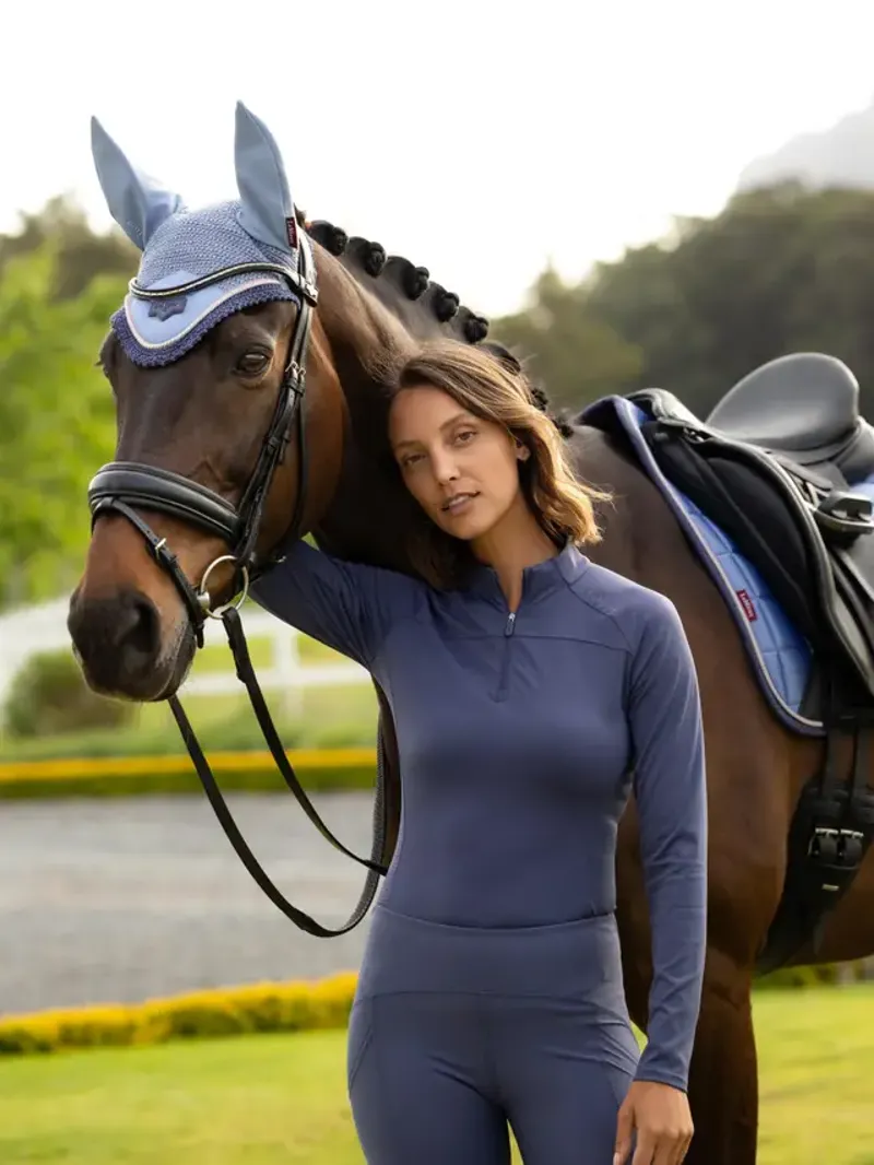 LeMieux Airflow Long Sleeve Base Layer - Shadow-2