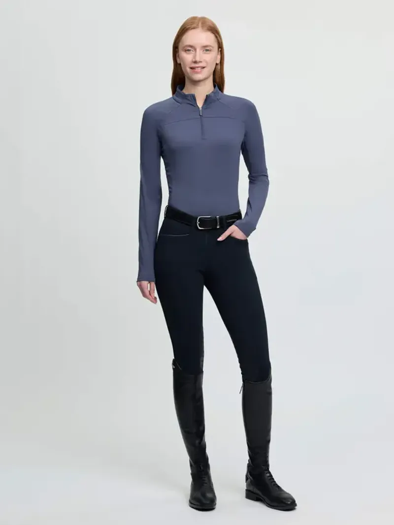 LeMieux Airflow Long Sleeve Base Layer - Shadow-5