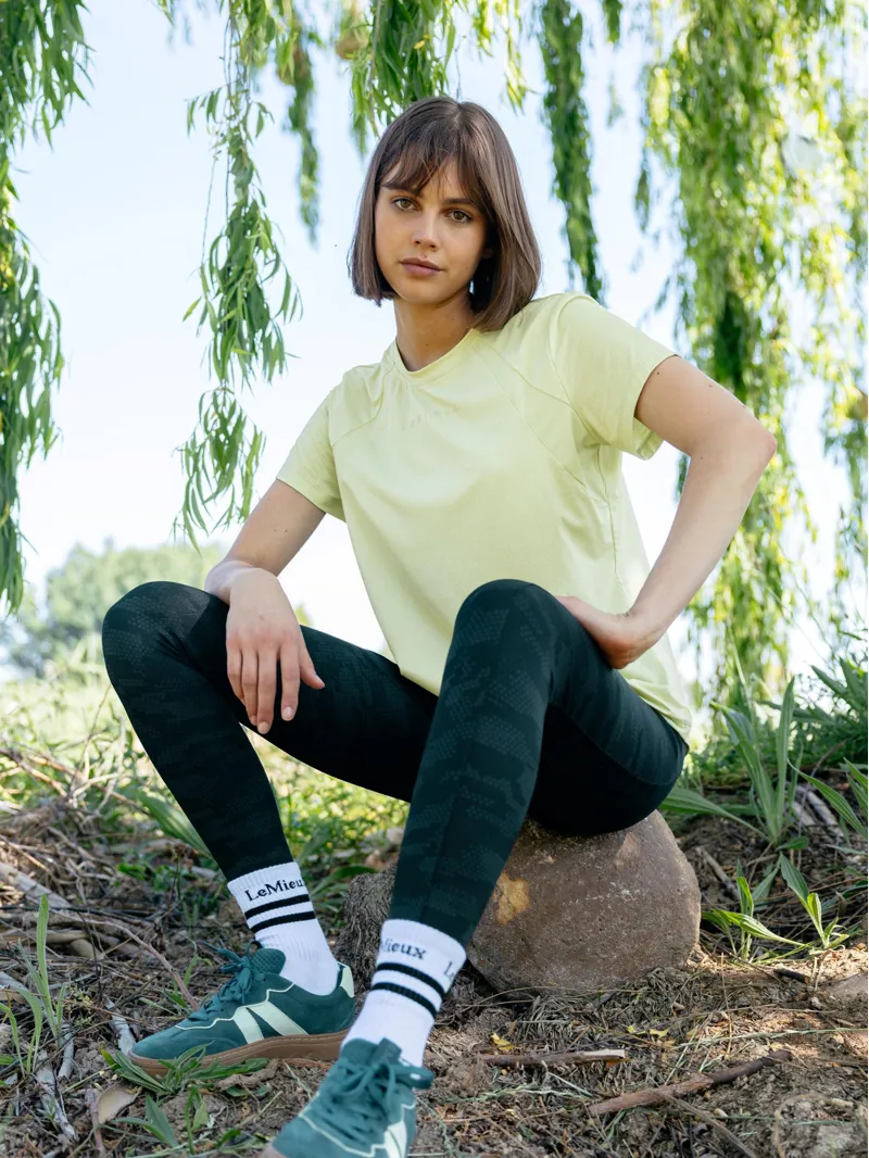 LeMieux Crew Socks 2 Pack - White-1