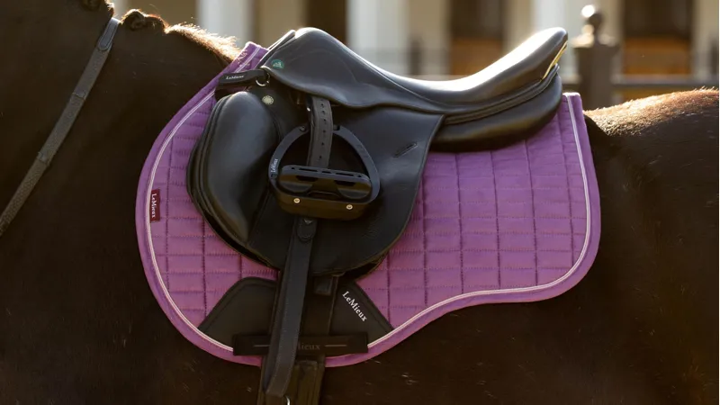 LeMieux Suede GP Square - Mallow-3