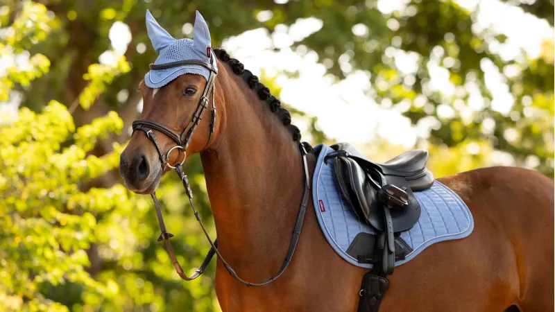 LeMieux Suede GP Square - Powder Blue-3