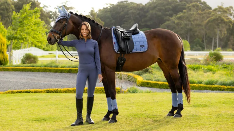 LeMieux Loire Classic Dressage Square - Powder Blue Large-1