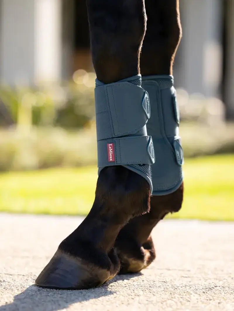 LeMieux Arika Mesh Brushing Boots - Jungle-2