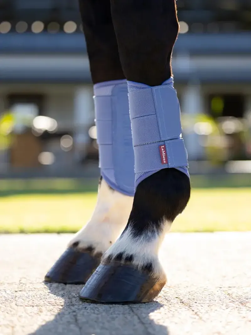 LeMieux Arika Mesh Brushing Boots - Powder Blue-2