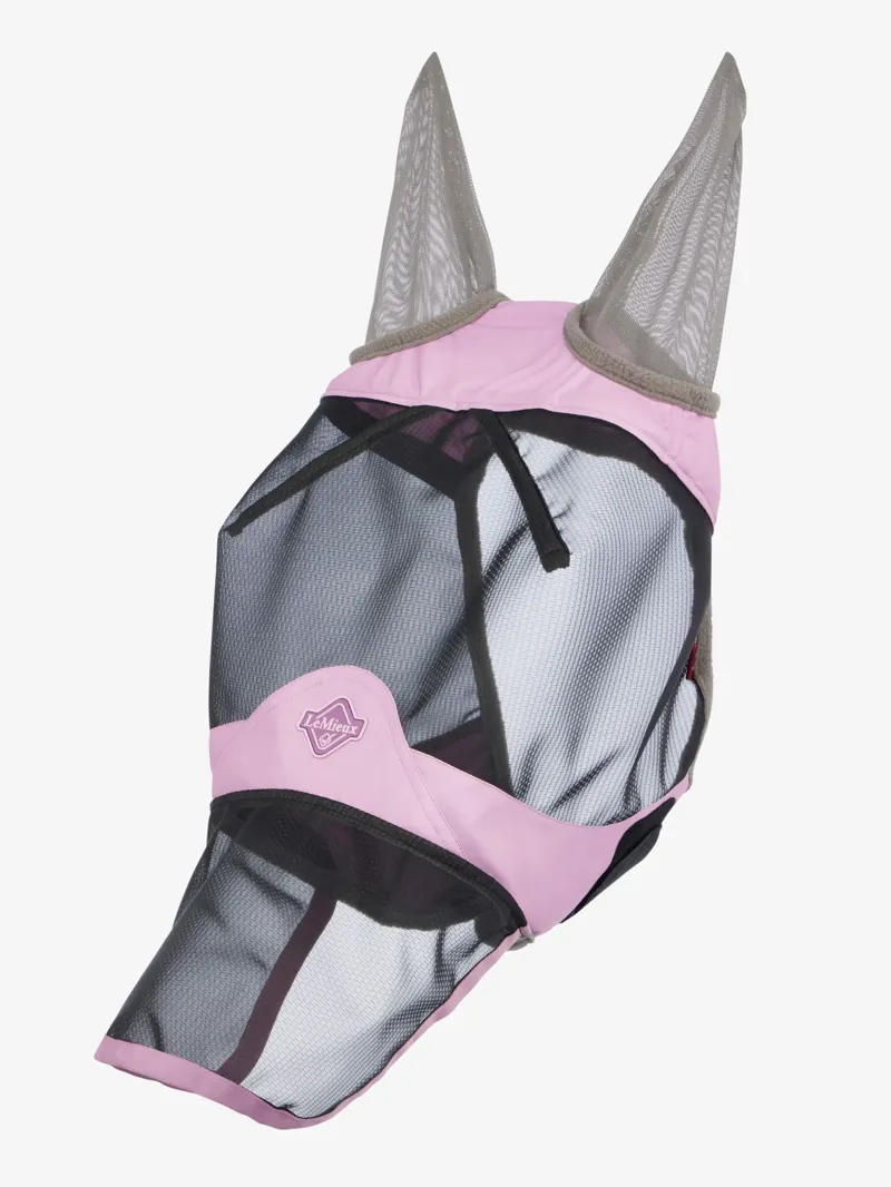 LeMieux Visor-Tek Full Fly Mask - Fondant