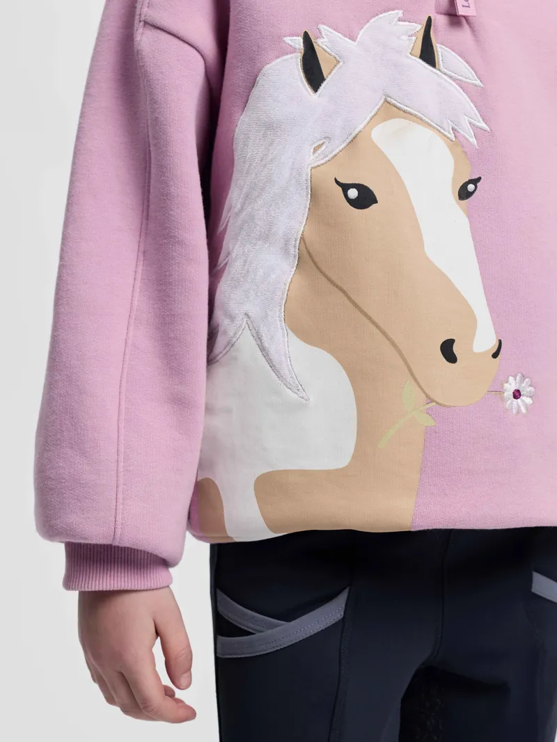 LeMieux Mini Quinn Quarter Zip Sweat - Fondant-2