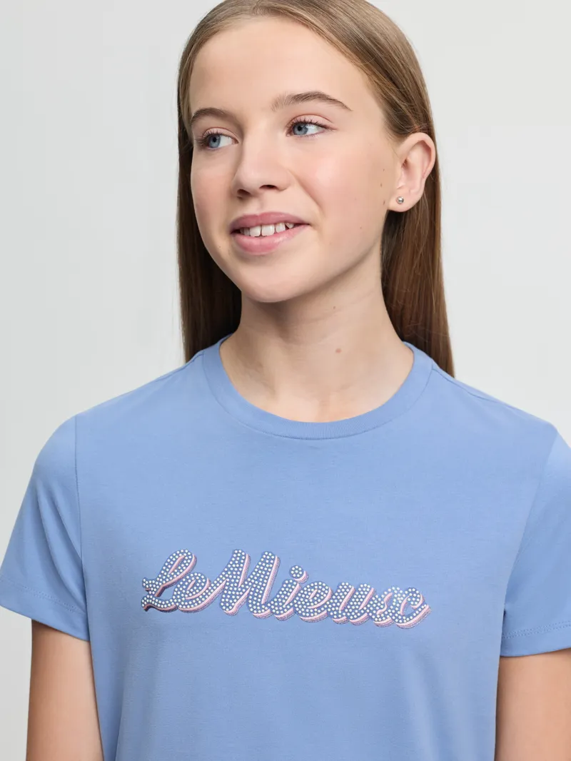 LeMieux Young Rider Arianna T-Shirt - Powder Blue-2