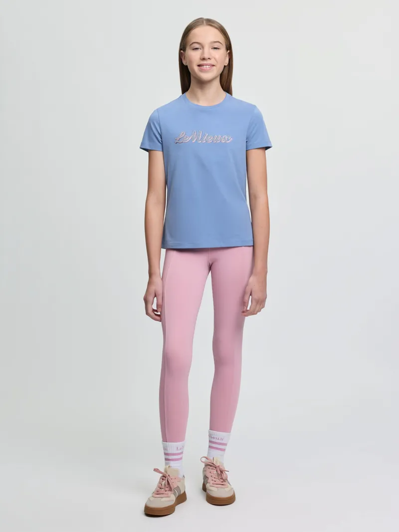 LeMieux Young Rider Arianna T-Shirt - Powder Blue-3