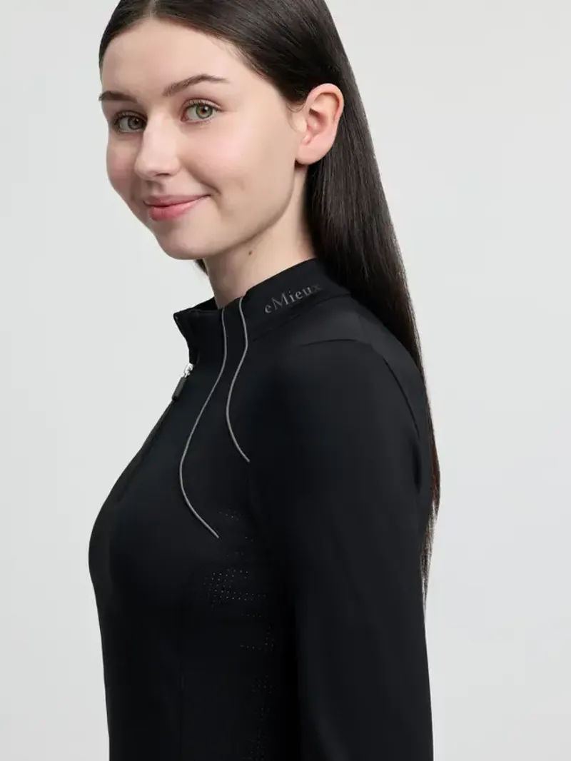 LeMieux Young Rider Airflow Base Layer - Black-2