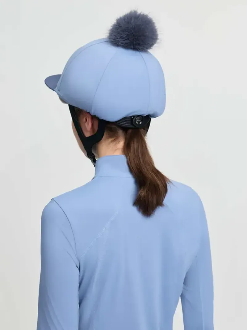 LeMieix Classique Pom Hat Silk - Powder Blue-1