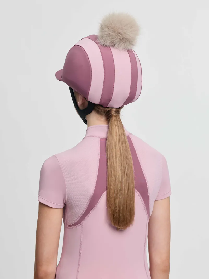 LeMieux Tempo Pom Hat Silk - Mallow-1