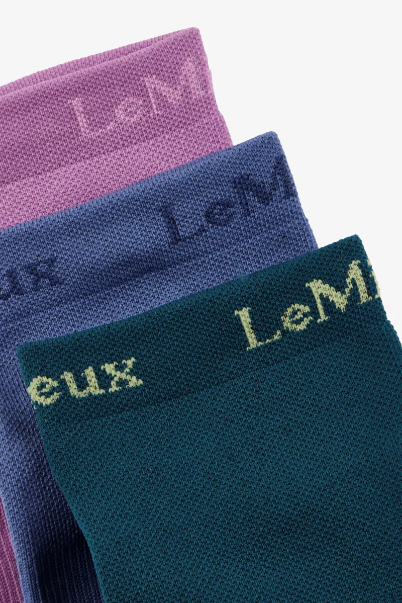LeMieux Trainer Sock 3 Pack - Multi-1