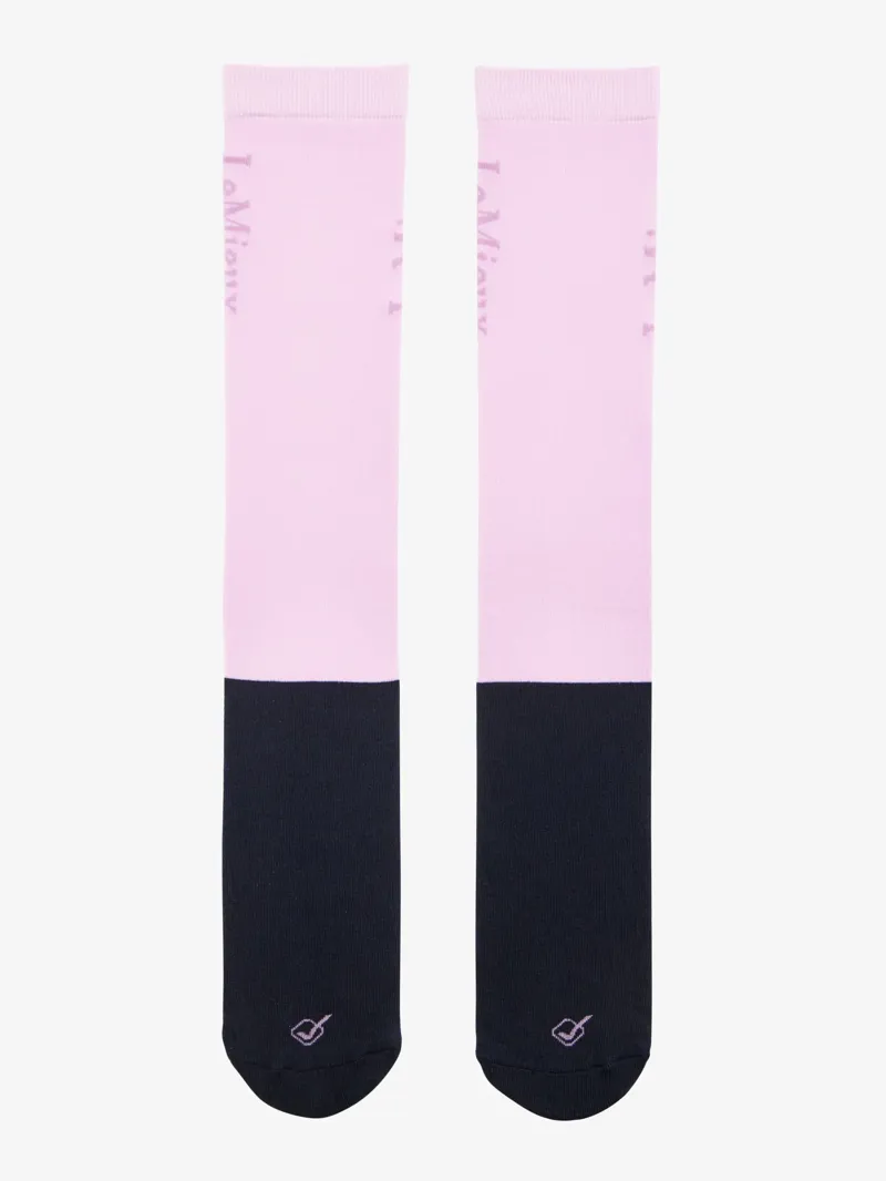 LeMieux Competition Socks 2 Pack - Fondant-1