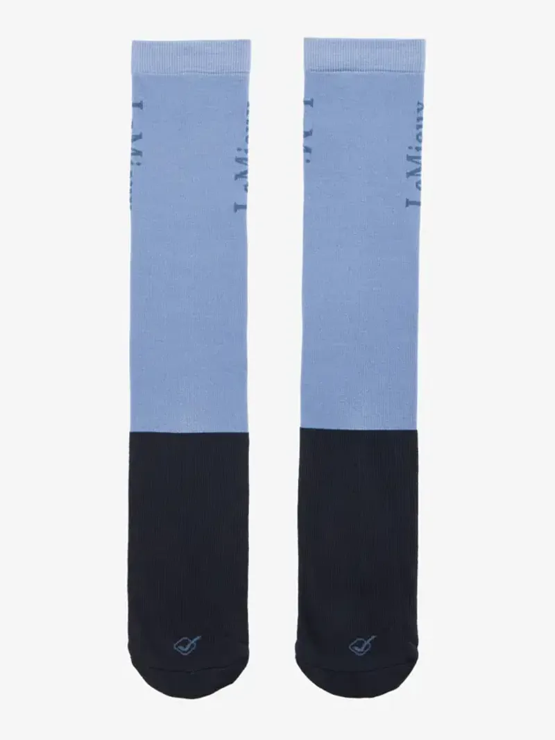 LeMieux Competition Socks 2 Pack - Powder Blue-1