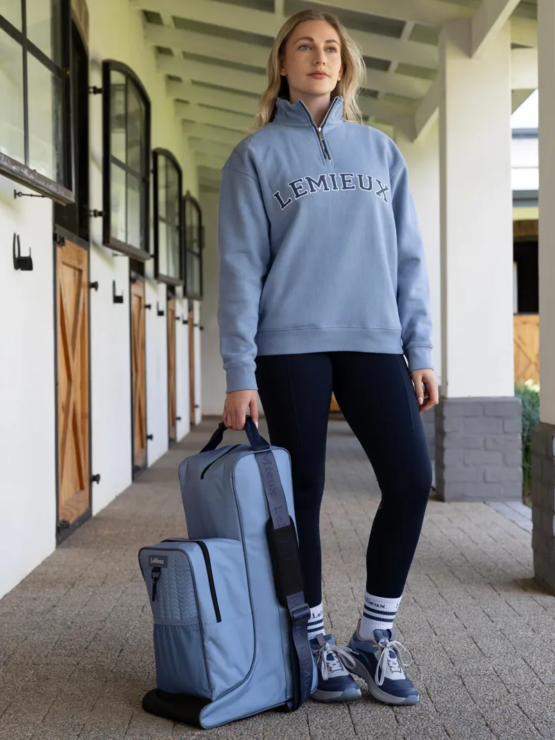 LeMieux Boot and Hat Bag - Powder Blue-2