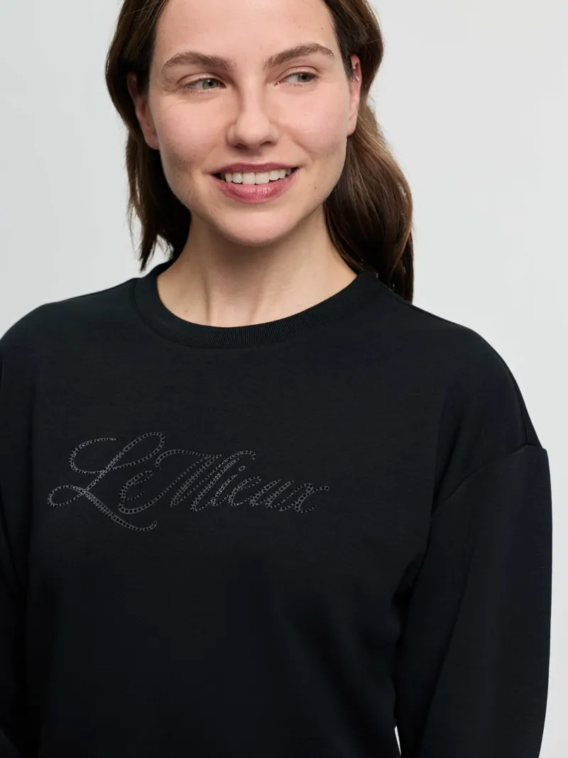 LeMieux Christina Crew Sweat - Black-3