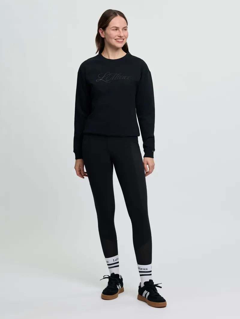 LeMieux Christina Crew Sweat - Black-4