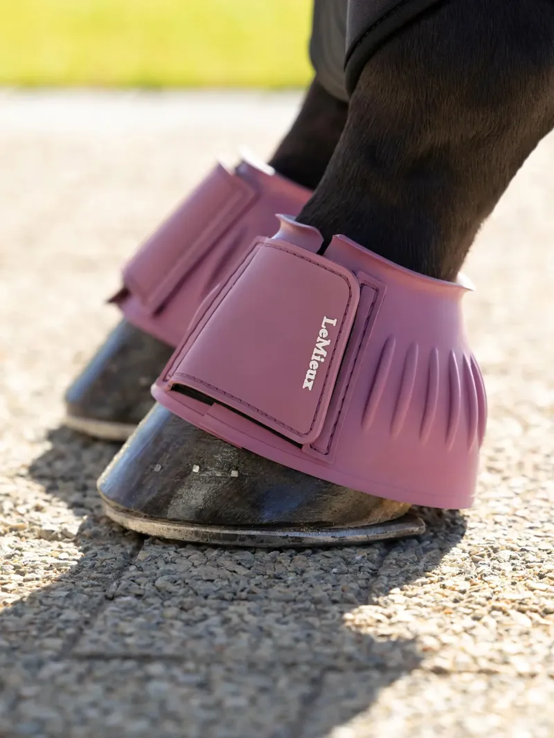LeMieux Rubber Bell Boots - Mallow-1