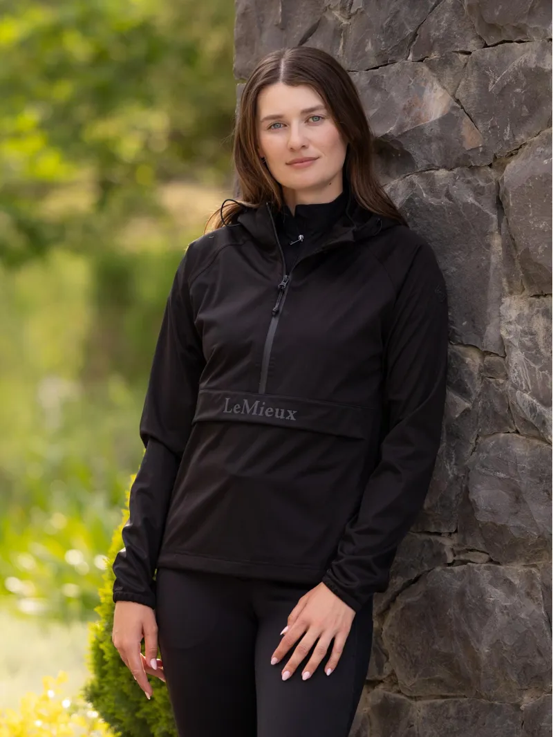 LeMieux Perri Half Zip Waterproof Jacket - Black-2