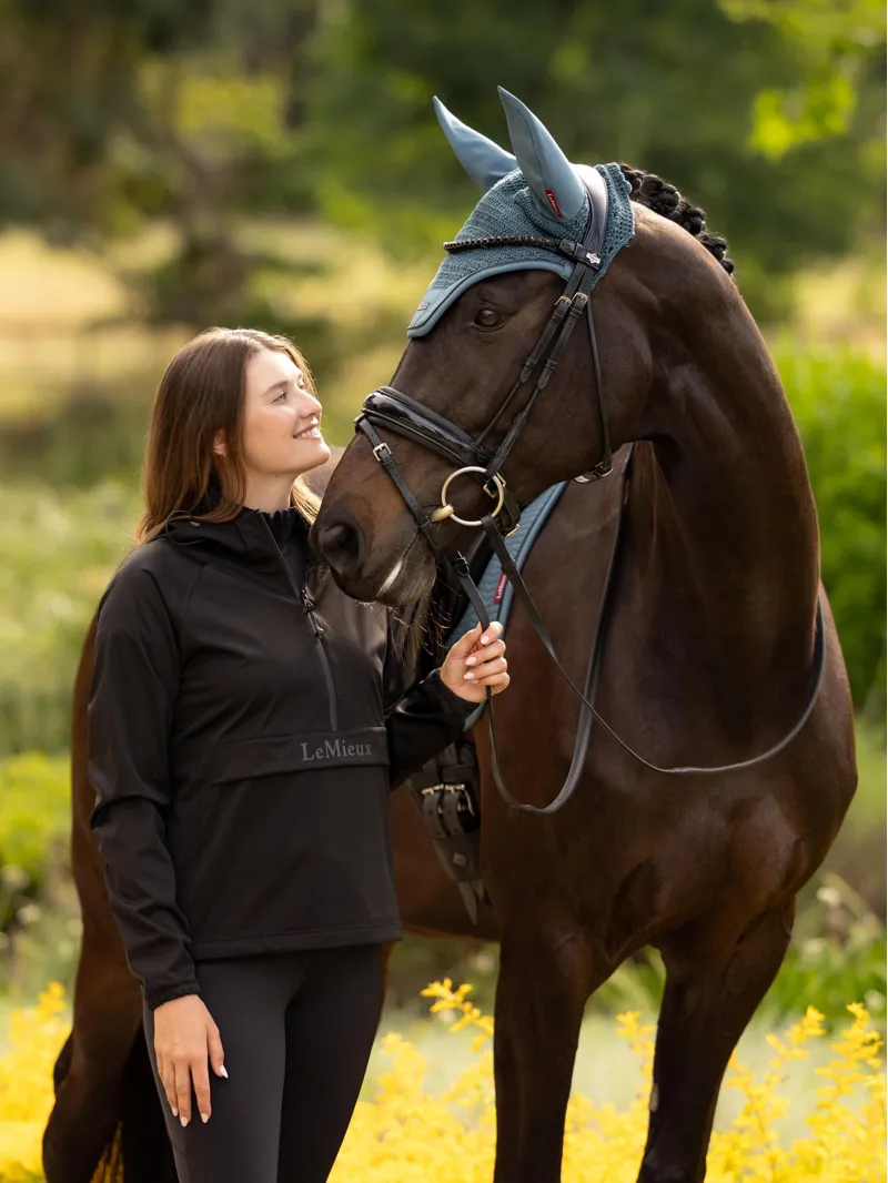 LeMieux Perri Half Zip Waterproof Jacket - Black-3