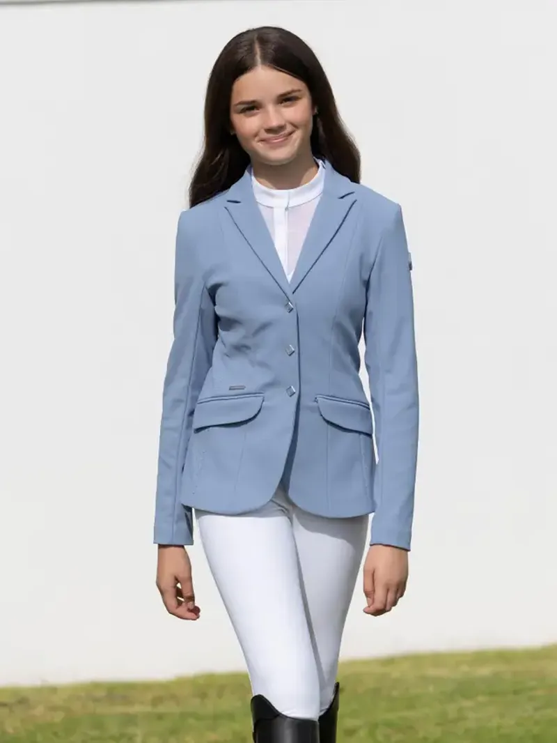 LeMieux Young Rider Kennedy Show Jacket - Powder Blue-3