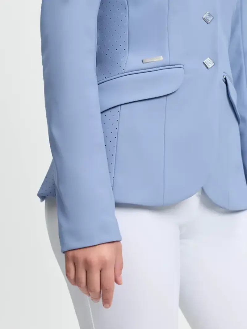 LeMieux Young Rider Kennedy Show Jacket - Powder Blue-4