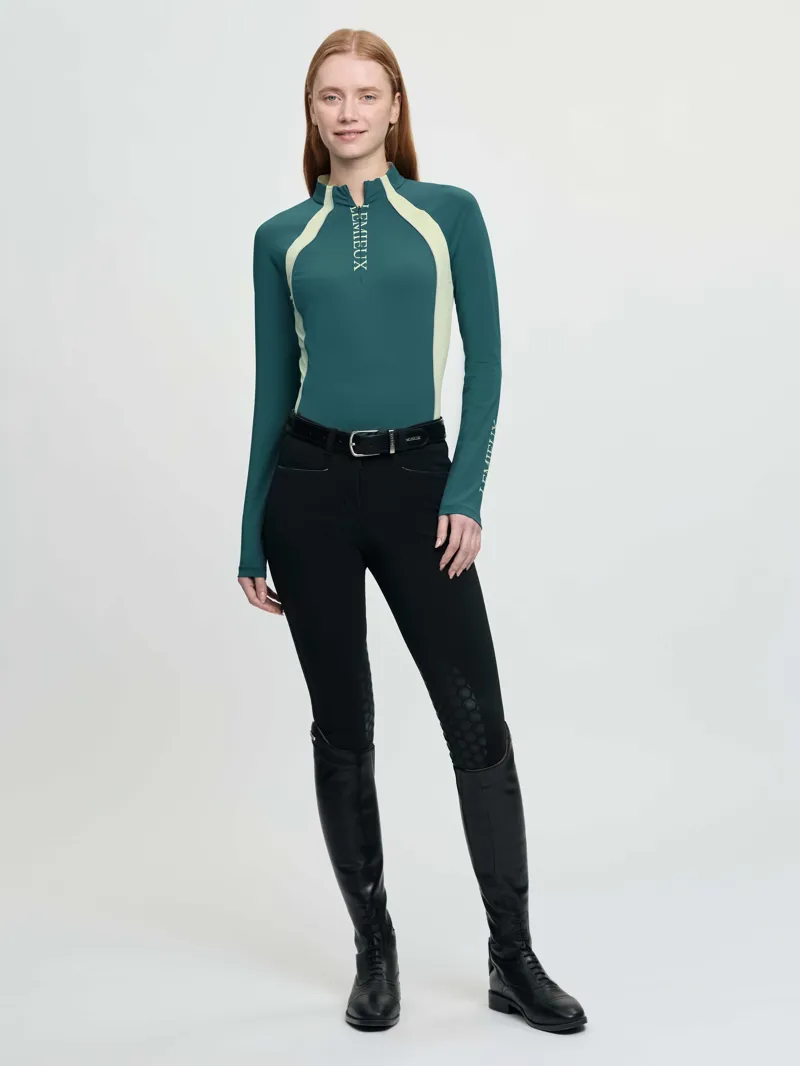 LeMieux Philippa Mesh Long Sleeve Base Layer - Jungle-4
