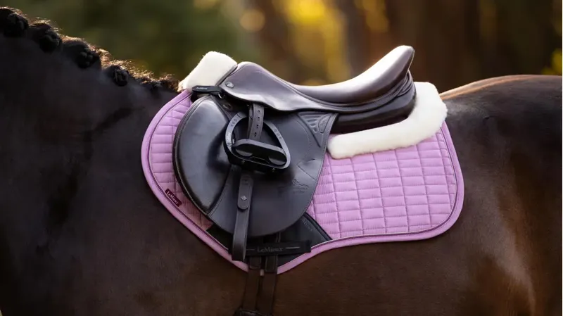 LeMieux Merino+Suede CC Square - Fondant-3