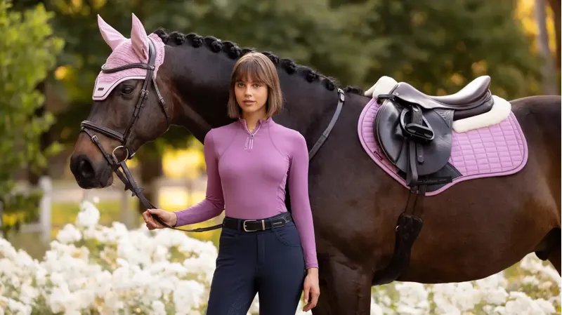 LeMieux Merino+Suede CC Square - Fondant