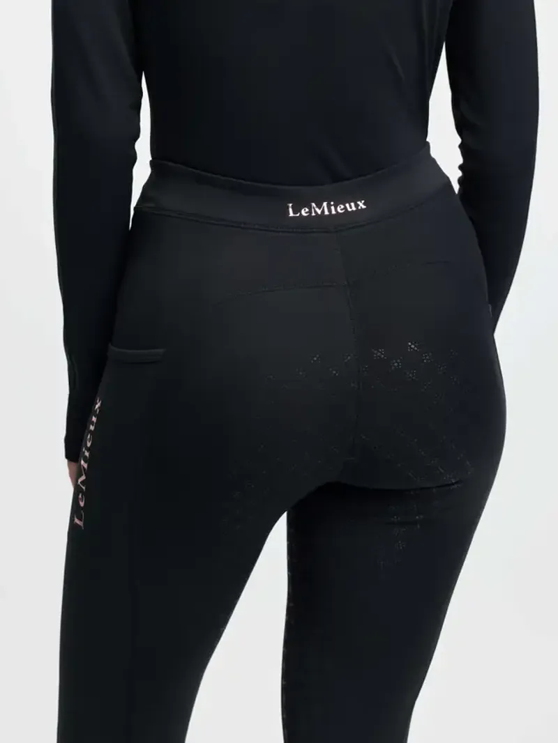 LeMieux Young Rider Sparkle Orla Pull On - Black-3