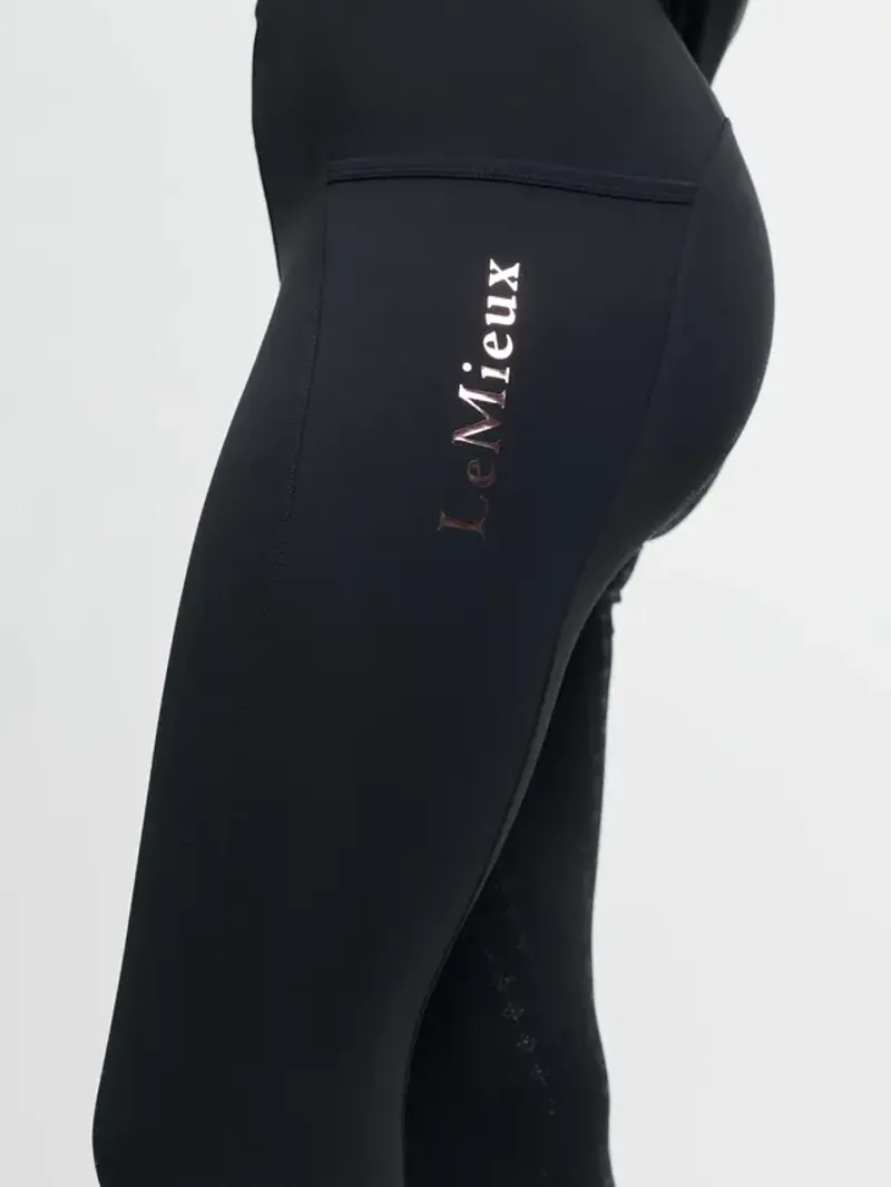 LeMieux Young Rider Sparkle Orla Pull On - Black-2