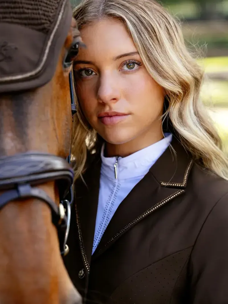 LeMieux Brilliance Diana Show Jacket - Espresso-2