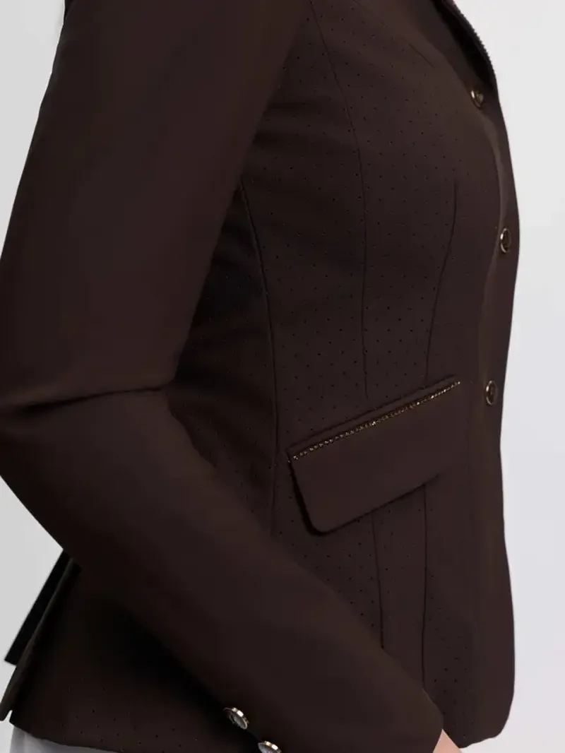 LeMieux Brilliance Diana Show Jacket - Espresso-4