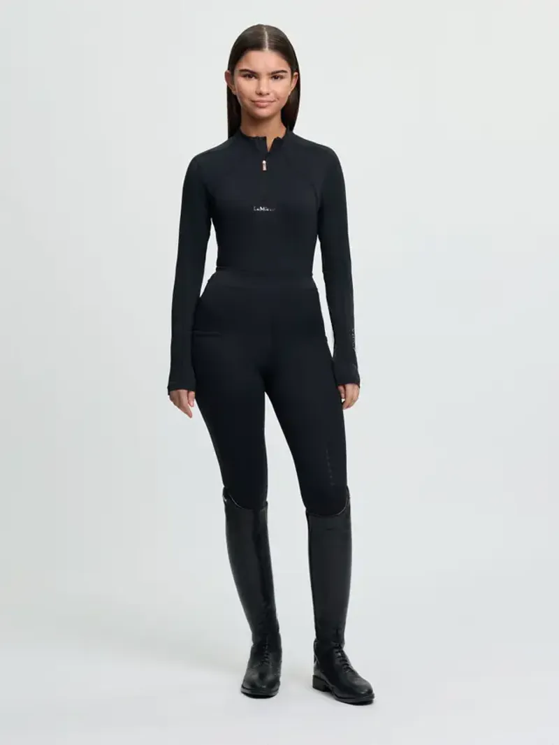 LeMieux Young Rider Sparkle Base Layer - Black-5