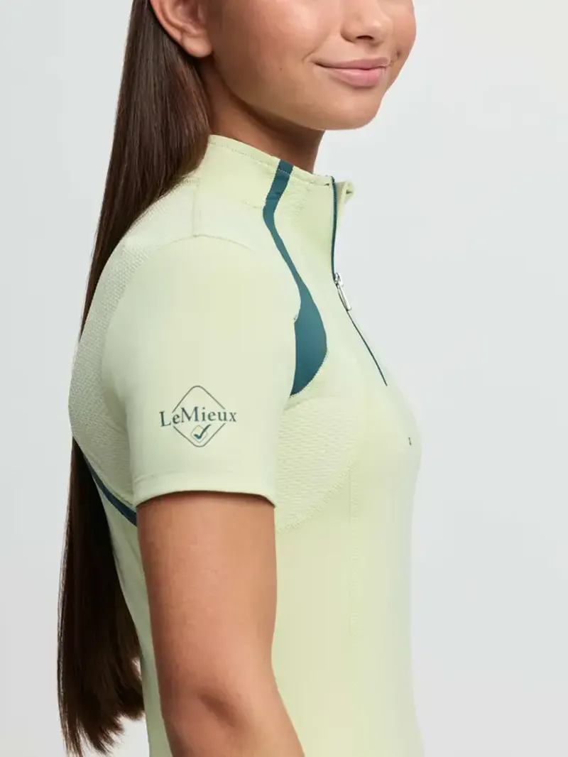 LeMieux Young Rider Mia Mesh Base Layer - Macaron-4