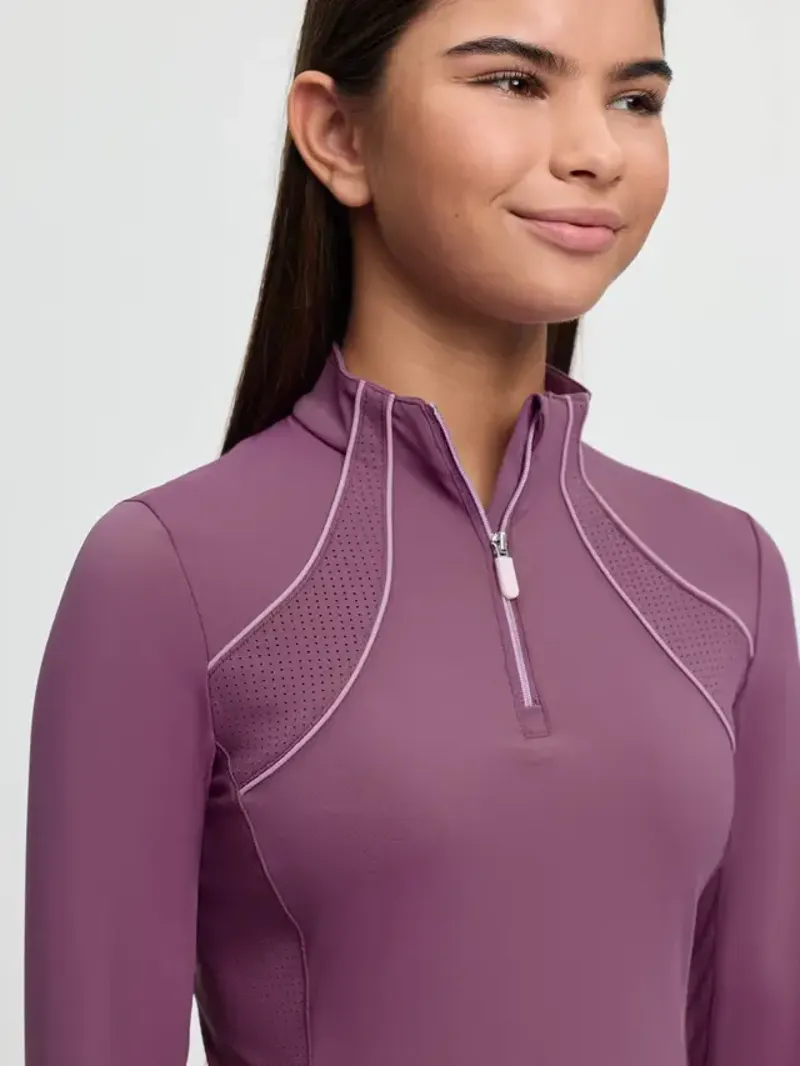 LeMieux Young Rider Airflow Base Layer - Mallow-2